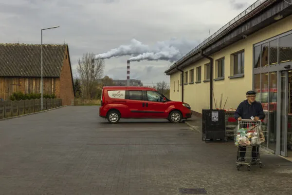 Air pollution near the Belchatow power plant in Poland.