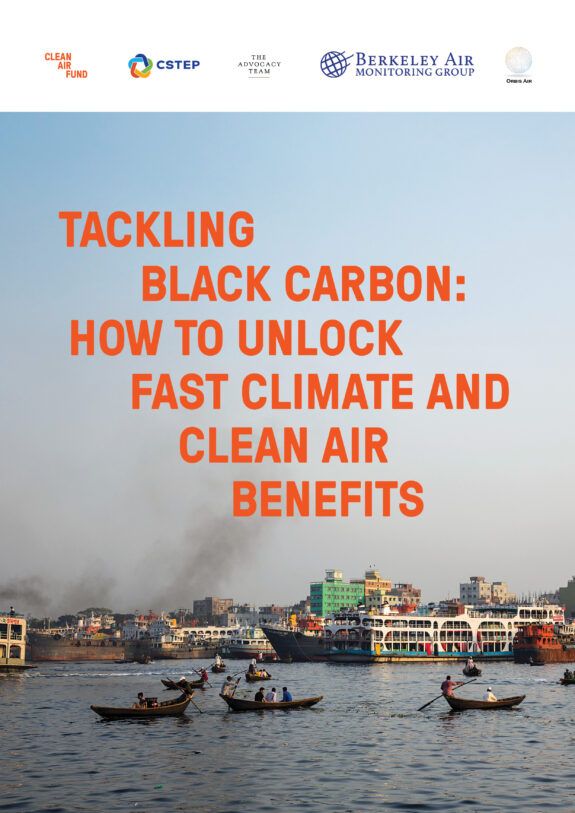 Image of the cover of report Tackling Black Carbon: How to Unlock Fast Climate and Clean Air Benefits