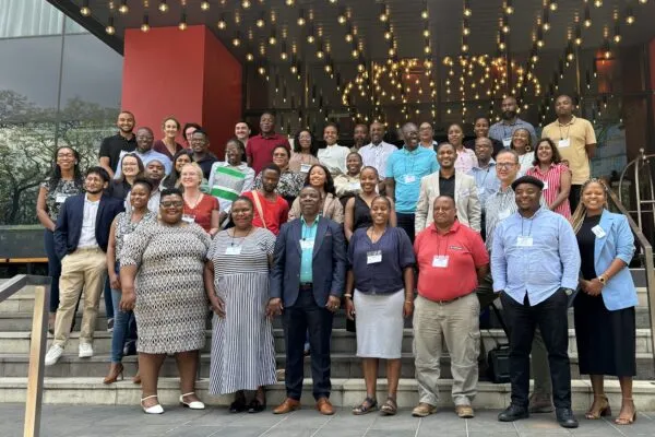 Groupshot of people meeting for Breathe Johannesburg workshop