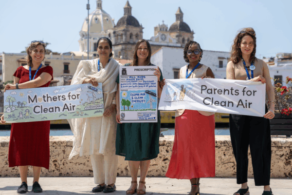 Mothers at the WHO Second Global Conference on Air Pollution and Health. Credit: Our Kids' Climate