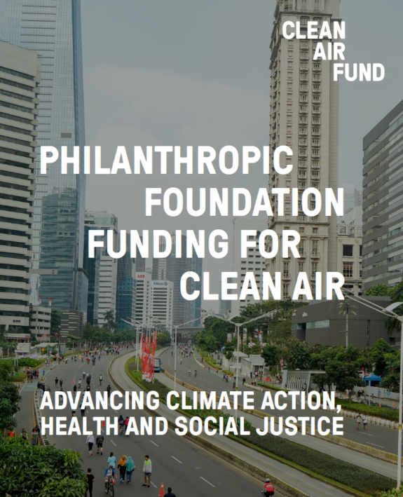 Philanthropic foundation funding report cover