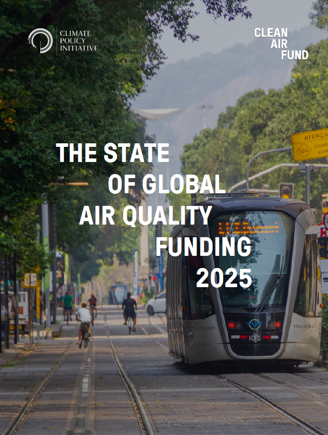 Cover of State of Global Air Quality Funding 2025