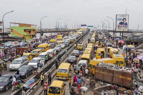 Aerial view of Lagos Nigeria Landscapes